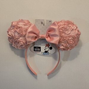 Disney Pink Rosette Minnie Ears Headband